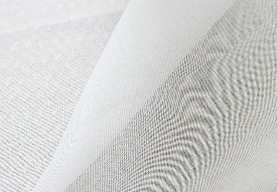 ベーシックな継ぎ目のないボイルレース 防炎レースカーテン LS509