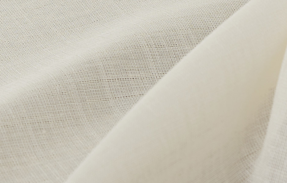 リネン風シームレス防炎レースカーテン　FP1265