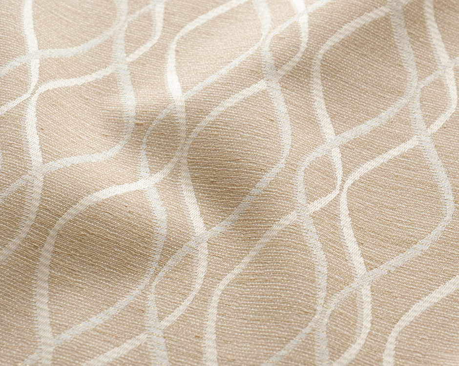 モダンな幾何学模様がおしゃれな完全遮光カーテン　TKF20627