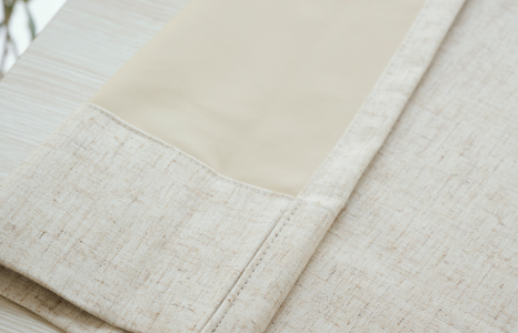 天然素材完全遮光カーテン　D-1152