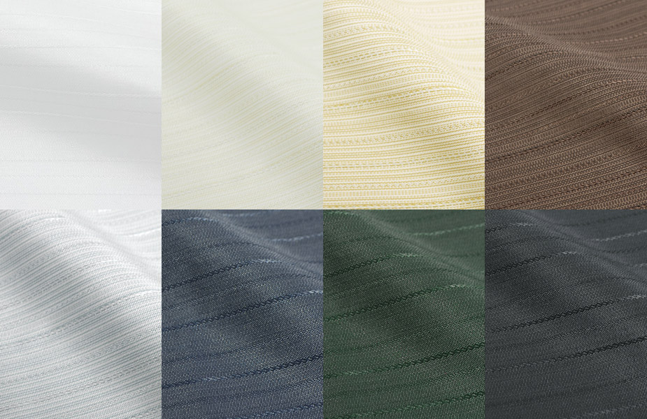 落ち着いた色合いでお部屋にコーディネートしやすい8色から選べます