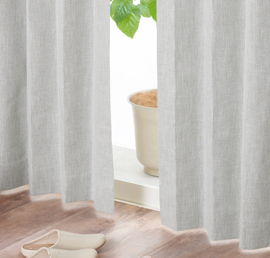 ナチュラルな風合いのおしゃれな完全遮光カーテン YH2019E