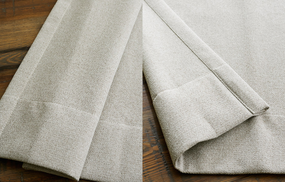 大人のグレイッシュカラーが魅力の完全遮光カーテン　330