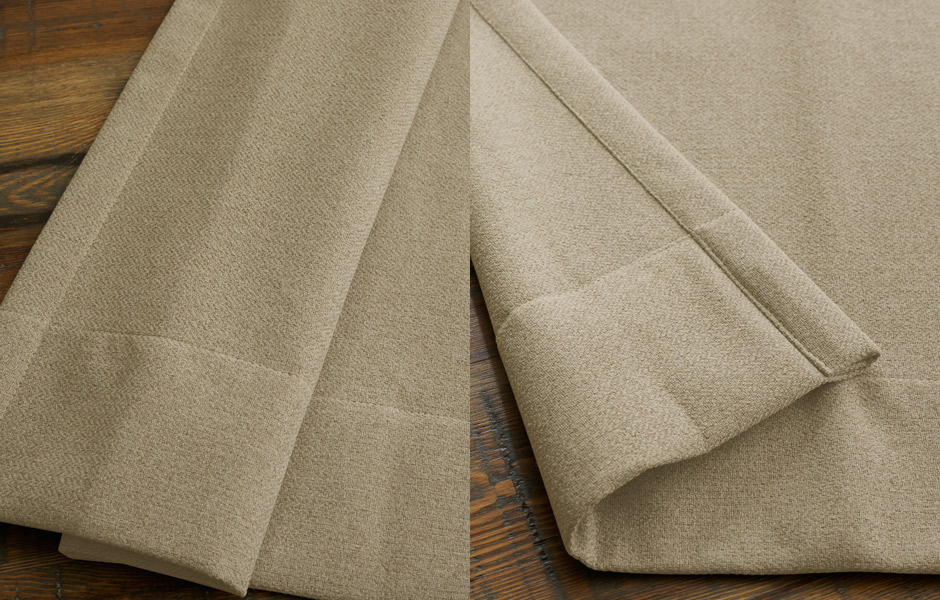 大人のグレイッシュカラーが魅力の完全遮光カーテン　330