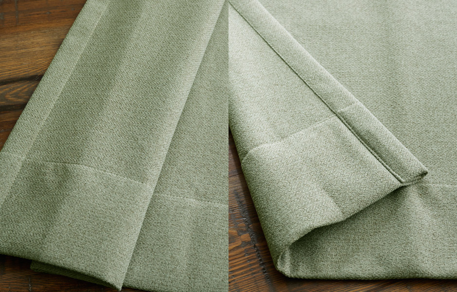 大人のグレイッシュカラーが魅力の完全遮光カーテン　330