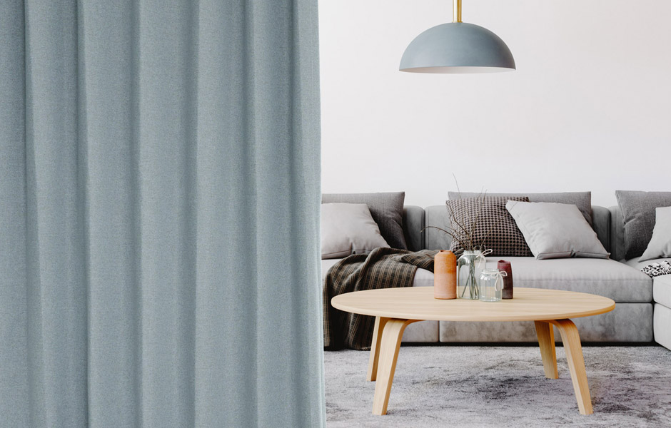 大人のグレイッシュカラーが魅力の完全遮光カーテン　330