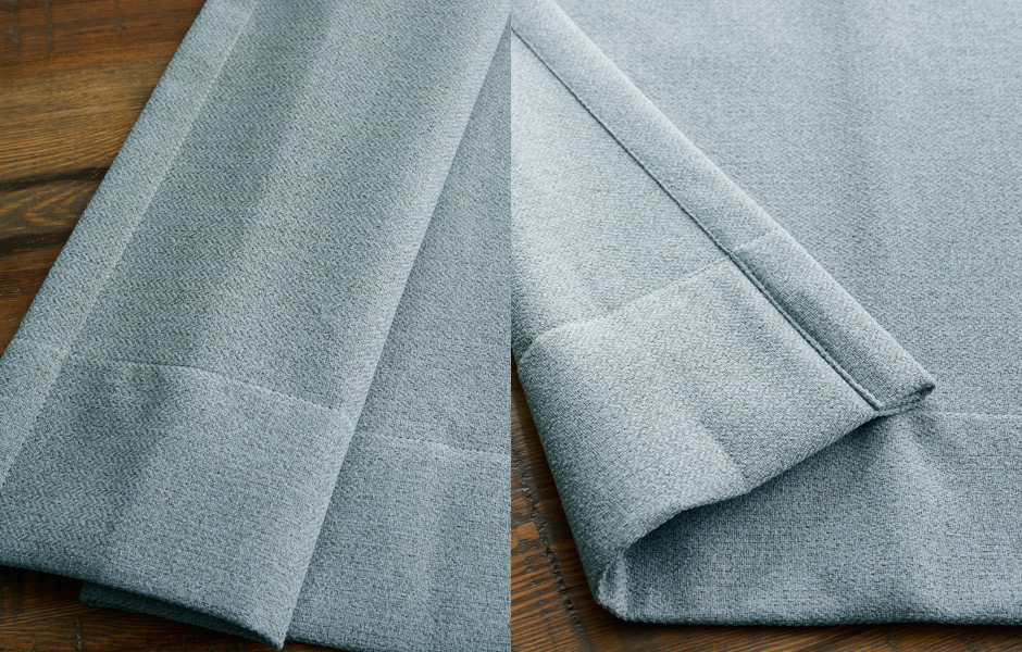 大人のグレイッシュカラーが魅力の完全遮光カーテン　330