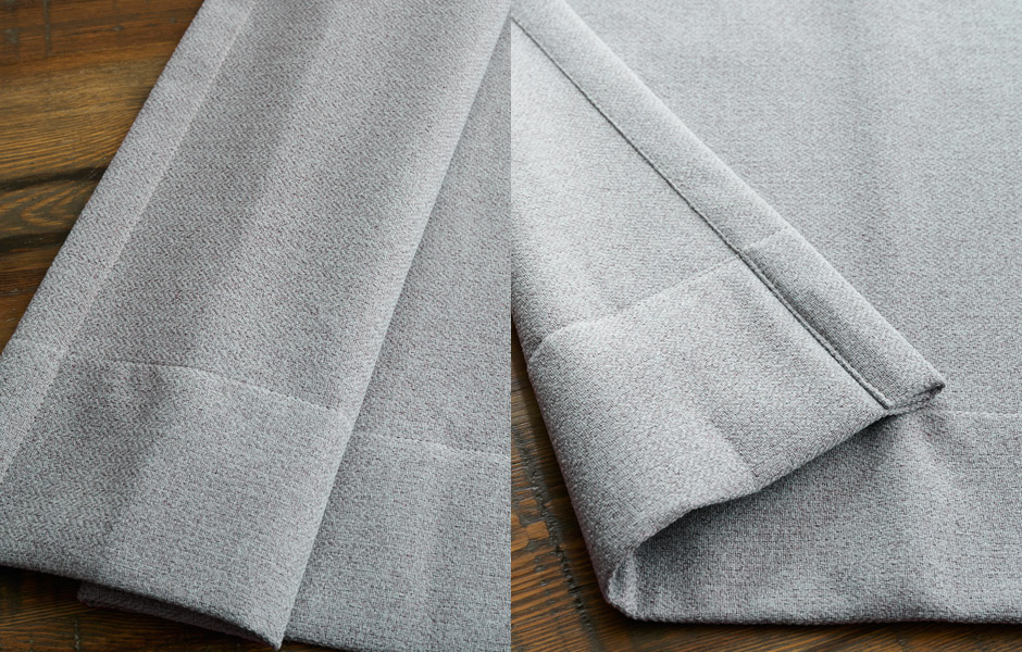 大人のグレイッシュカラーが魅力の完全遮光カーテン　330