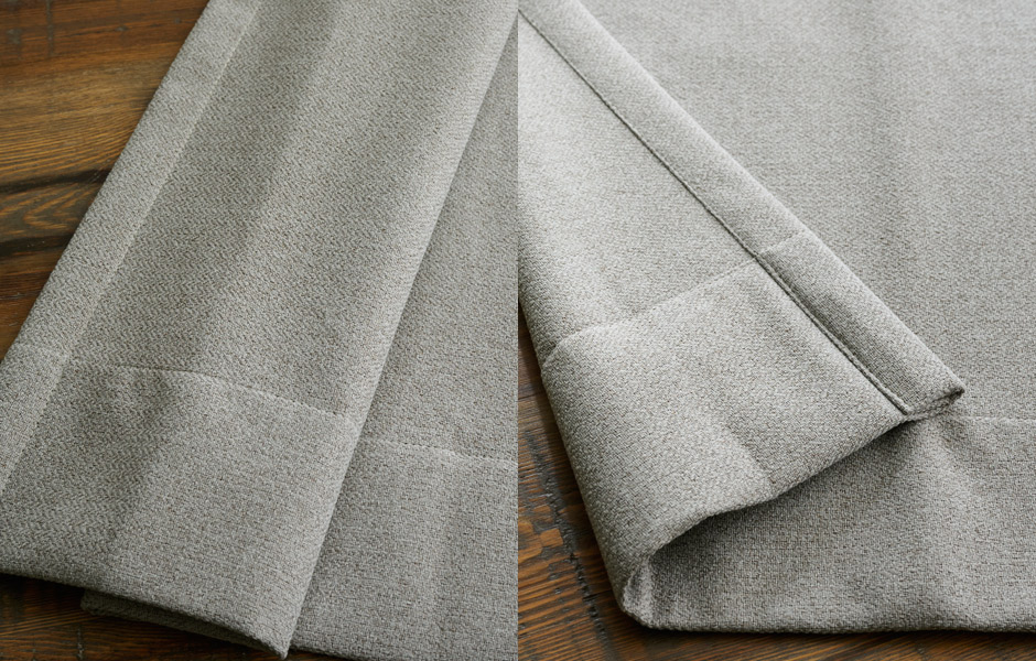 大人のグレイッシュカラーが魅力の完全遮光カーテン　330