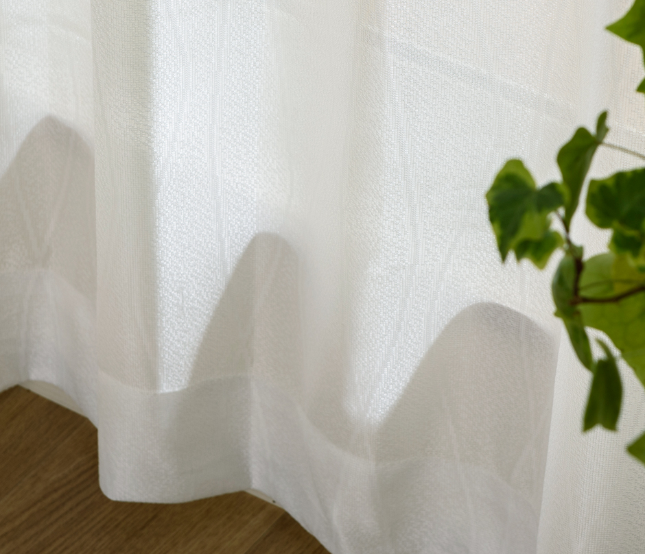 遮熱・UVカットレースカーテン　L-0924