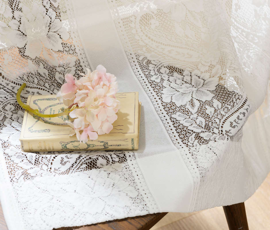 花粉キャッチレースカーテン　L-1248