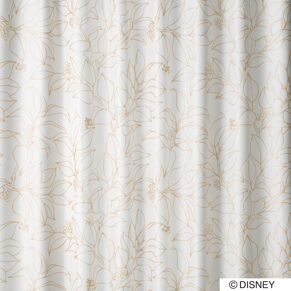 2級遮光カーテン　ディズニー[ミッキー]・スリップリーフ（D-1196）