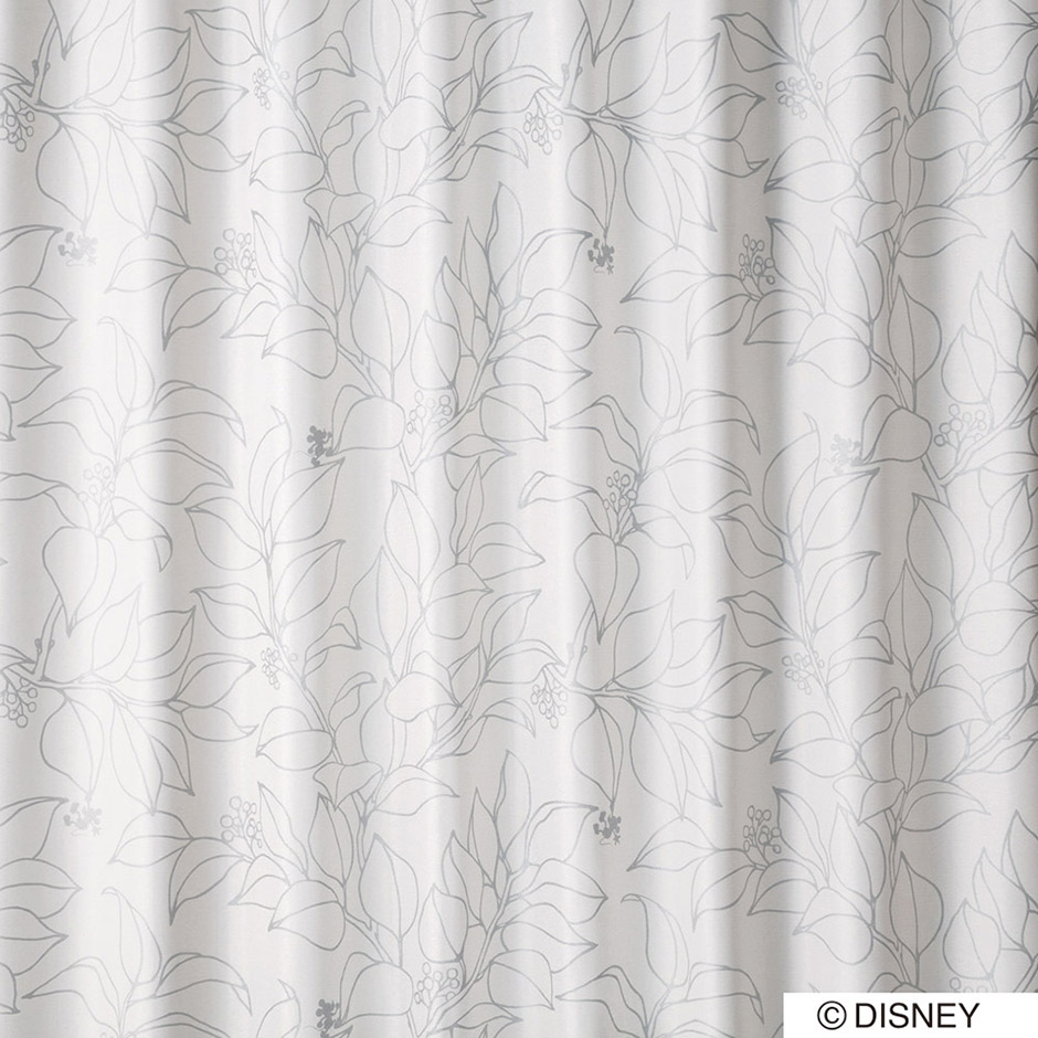 2級遮光カーテン　ディズニー[ミッキー]・スリップリーフ（D-1196）