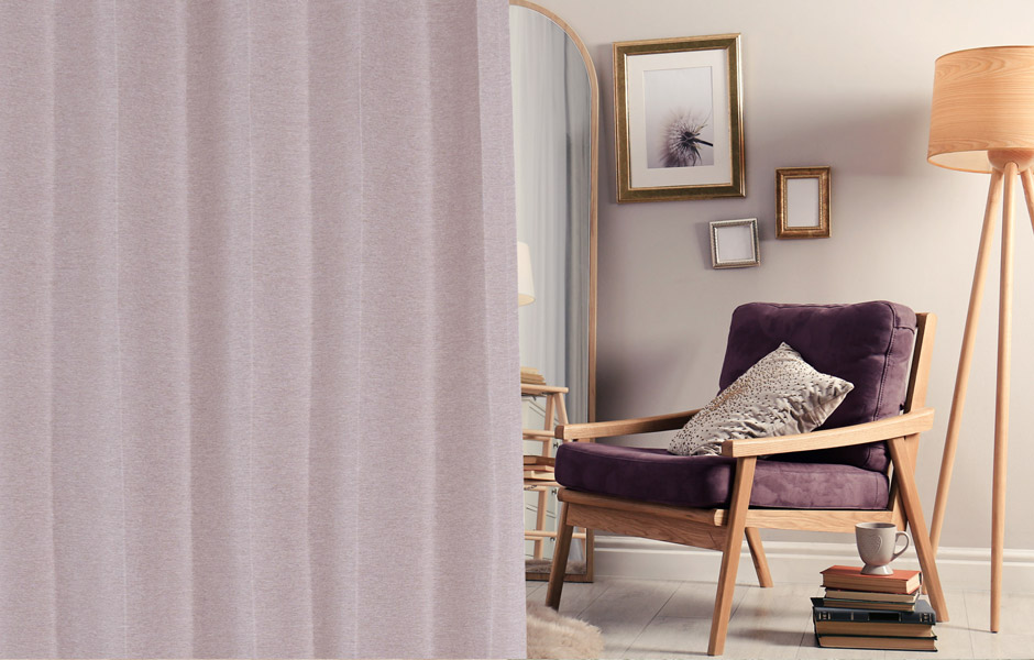 8色 淡いくすみカラーがおしゃれな2級遮光カーテン レーベン