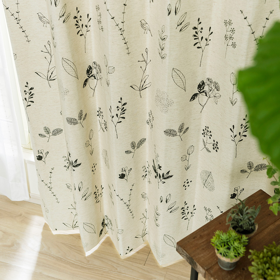 完全遮光カーテン　D-1101