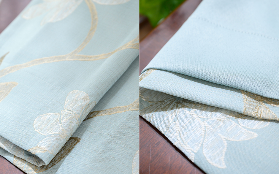 裏地付き３級遮光カーテン　D-8001