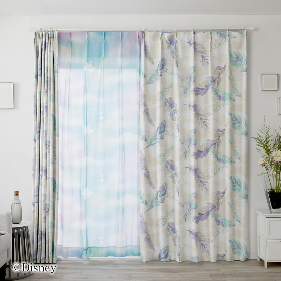 2級遮光カーテン　ディズニー〔ミッキー〕・フラン（D-1196)