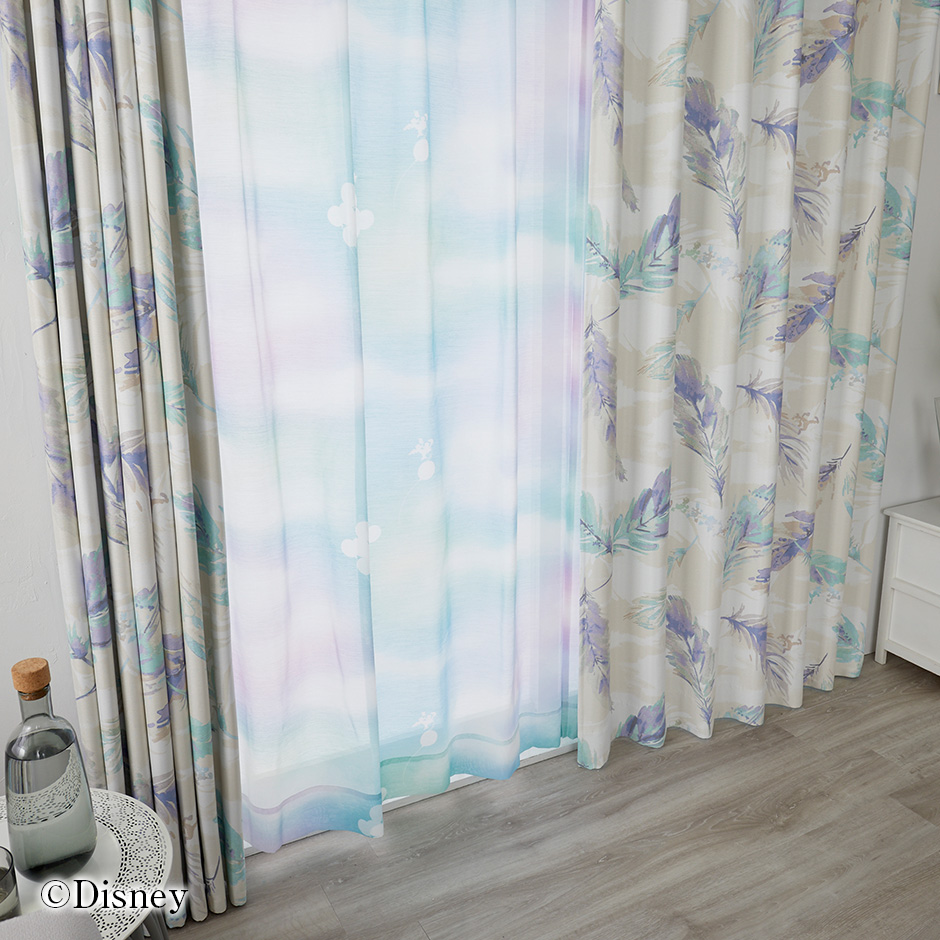 2級遮光カーテン　ディズニー〔ミッキー〕・フラン（D-1196)