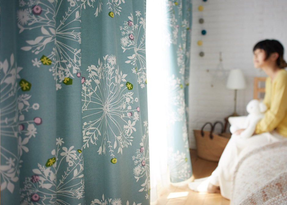 2級遮光カーテン　クッカ（D-1196）