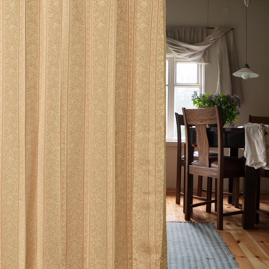 裏地付き3級遮光カーテン　WBF-7305