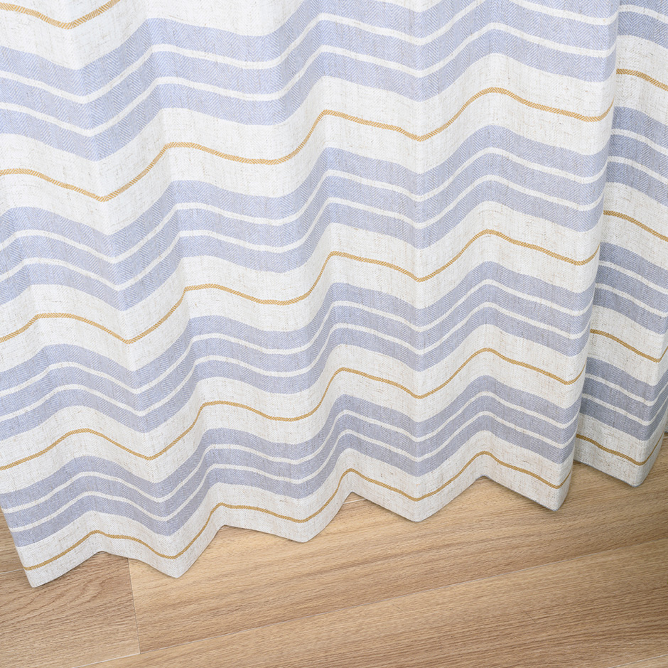 完全遮光カーテン　Nボーダー/1枚