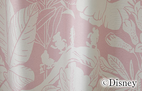 2級遮光カーテン　ディズニー〔プリンセス〕・ハイホー（D-1196)