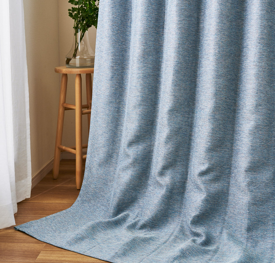 高級感のあるミックス調生地がおしゃれな2級遮光カーテン　FG2752