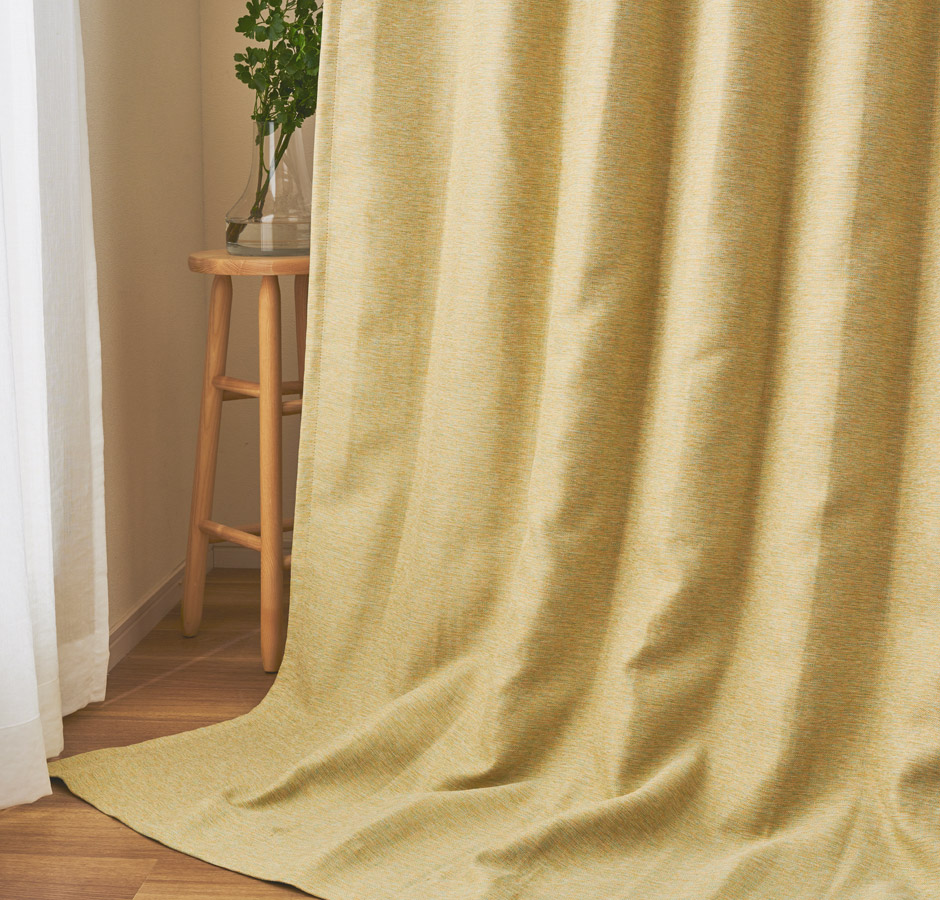 高級感のあるミックス調生地がおしゃれな2級遮光カーテン　FG2752