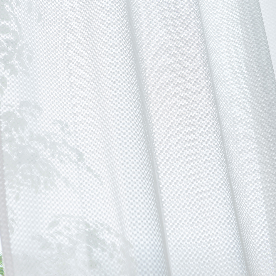 防炎・ミラー・UVカットレースカーテン　L-462