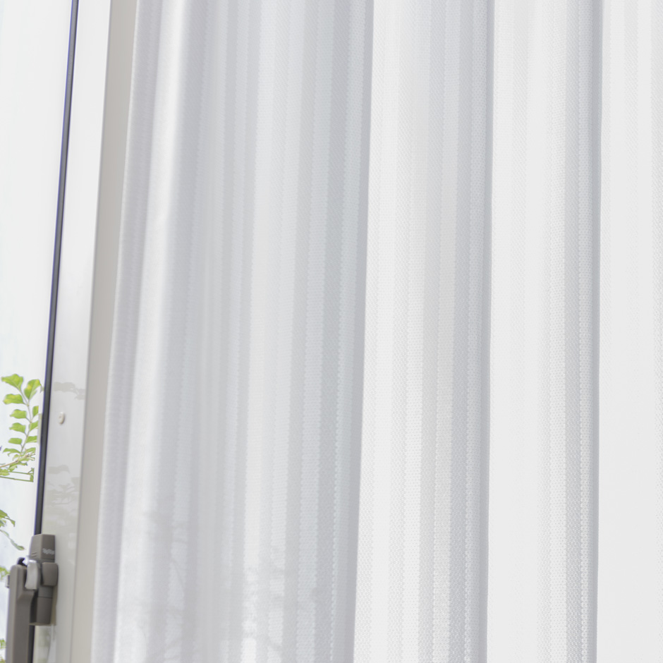 遮熱・ミラー・UVカットレースカーテン　L-1524