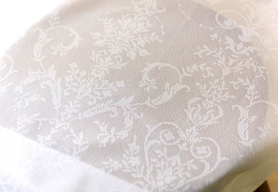 遮像・採光・ミラー・UVカットレースカーテン　L-1240