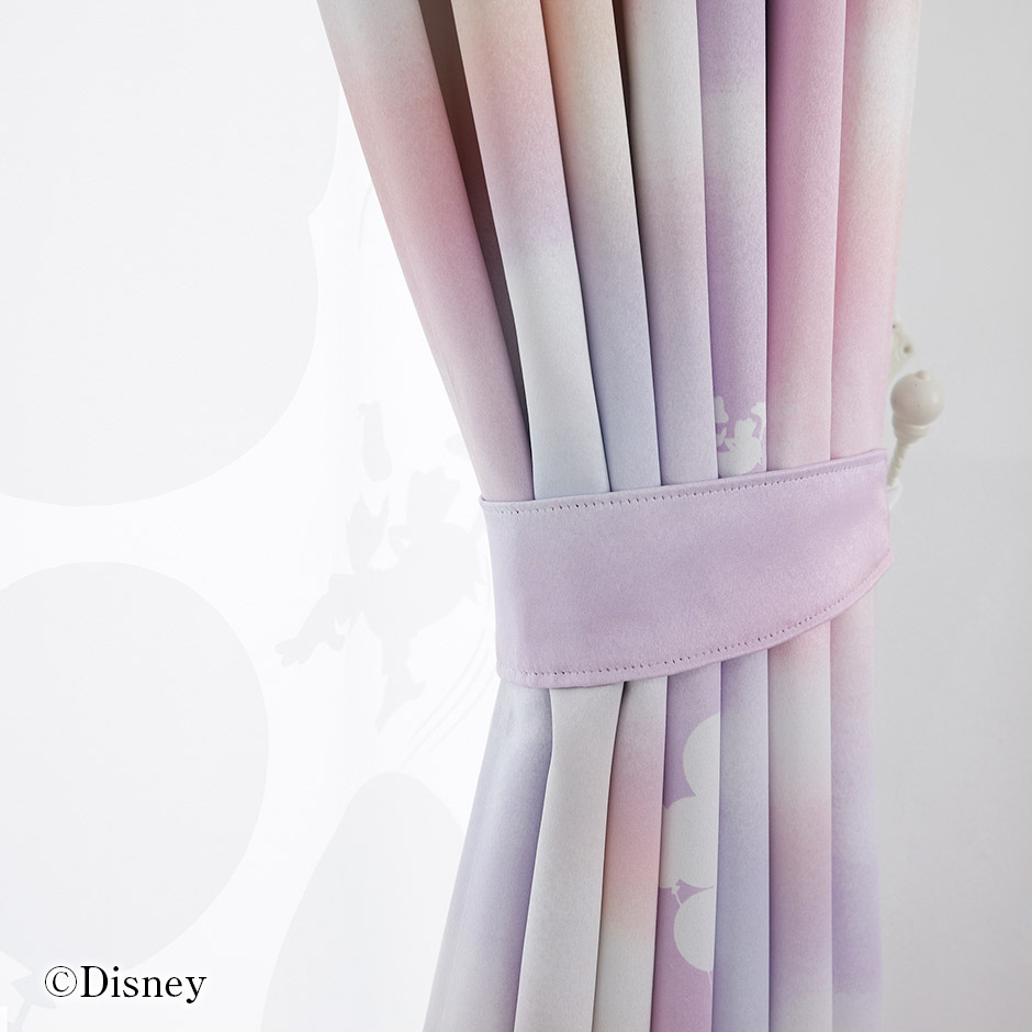 2級遮光カーテン　ディズニー〔ミッキー〕・メロウ（D-1196)