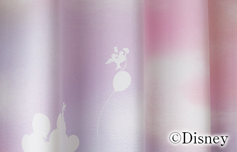 2級遮光カーテン　ディズニー〔ミッキー〕・メロウ（D-1196)