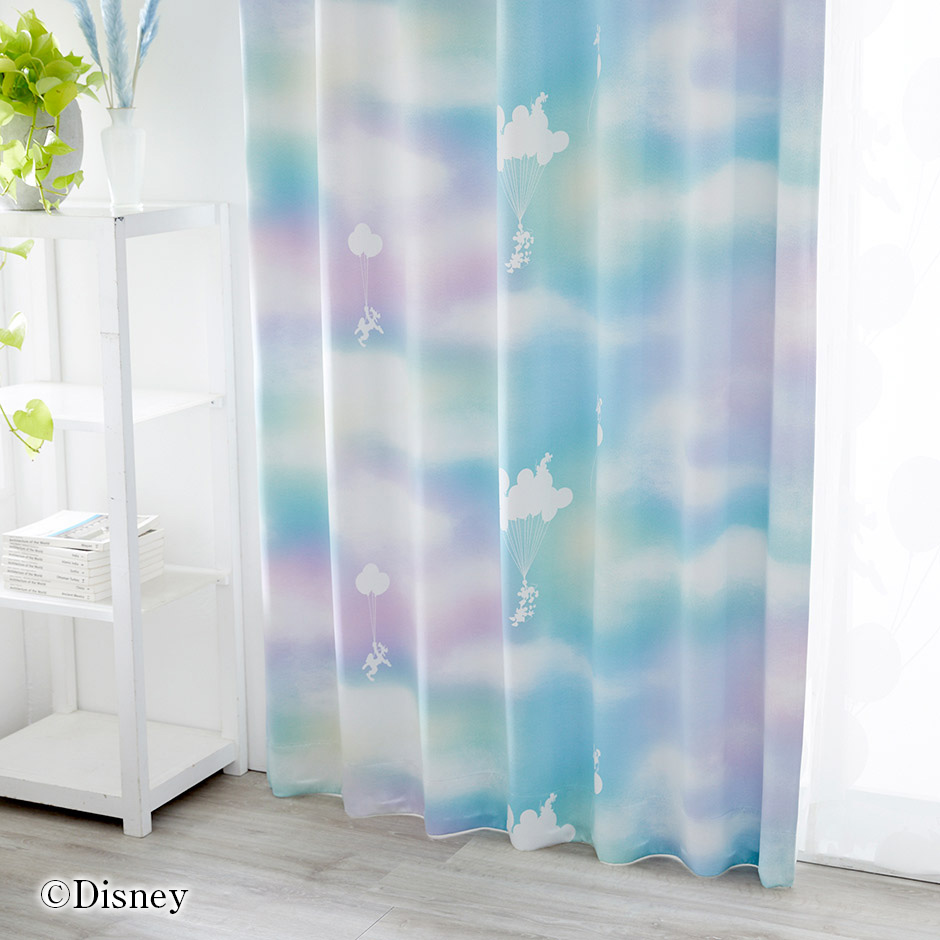 2級遮光カーテン　ディズニー〔ミッキー〕・メロウ（D-1196)