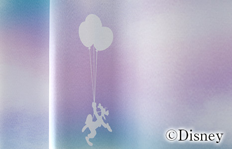 2級遮光カーテン　ディズニー〔ミッキー〕・メロウ（D-1196)