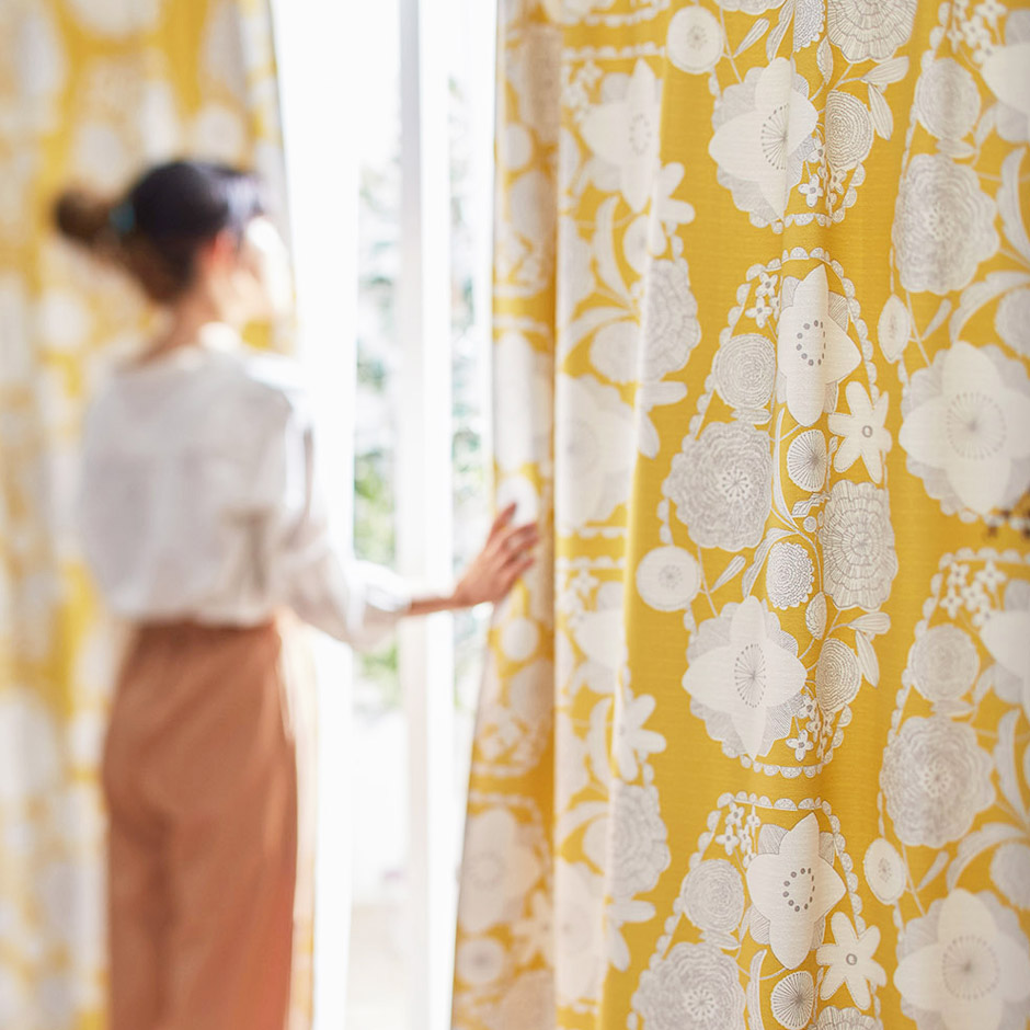 2級遮光カーテン　イハナ（D-1196）