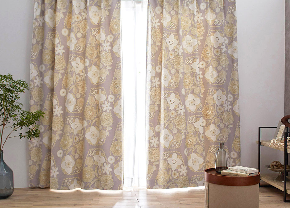 2級遮光カーテン　イハナ（D-1196）