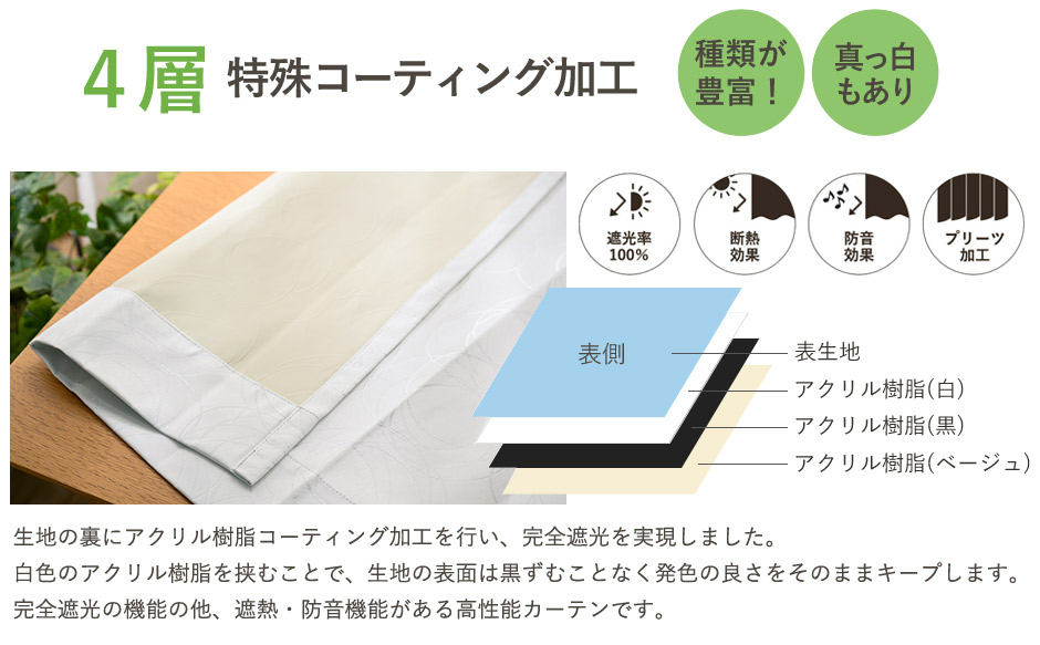 完全遮光カーテン　WWJ1257