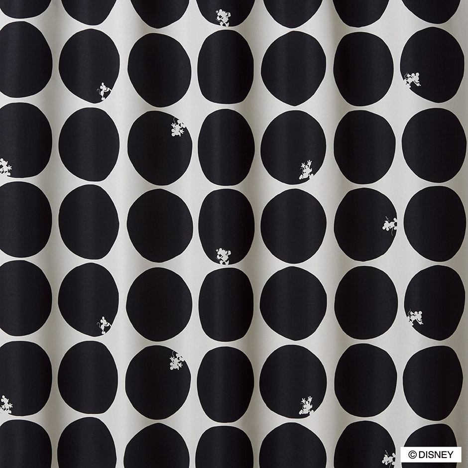 2級遮光カーテン　ディズニー[ミッキー]・スコープ（D-1196）