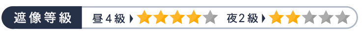 遮像等級　昼4　夜2
