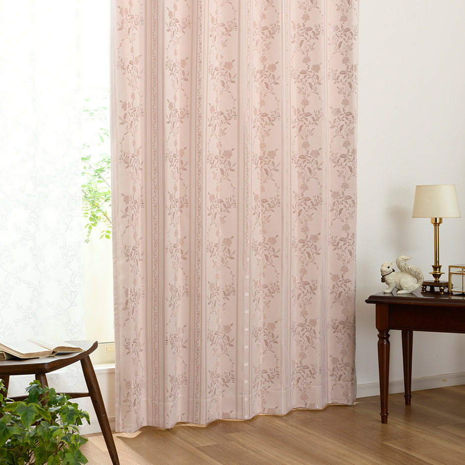 裏地付き3級遮光カーテン　1085