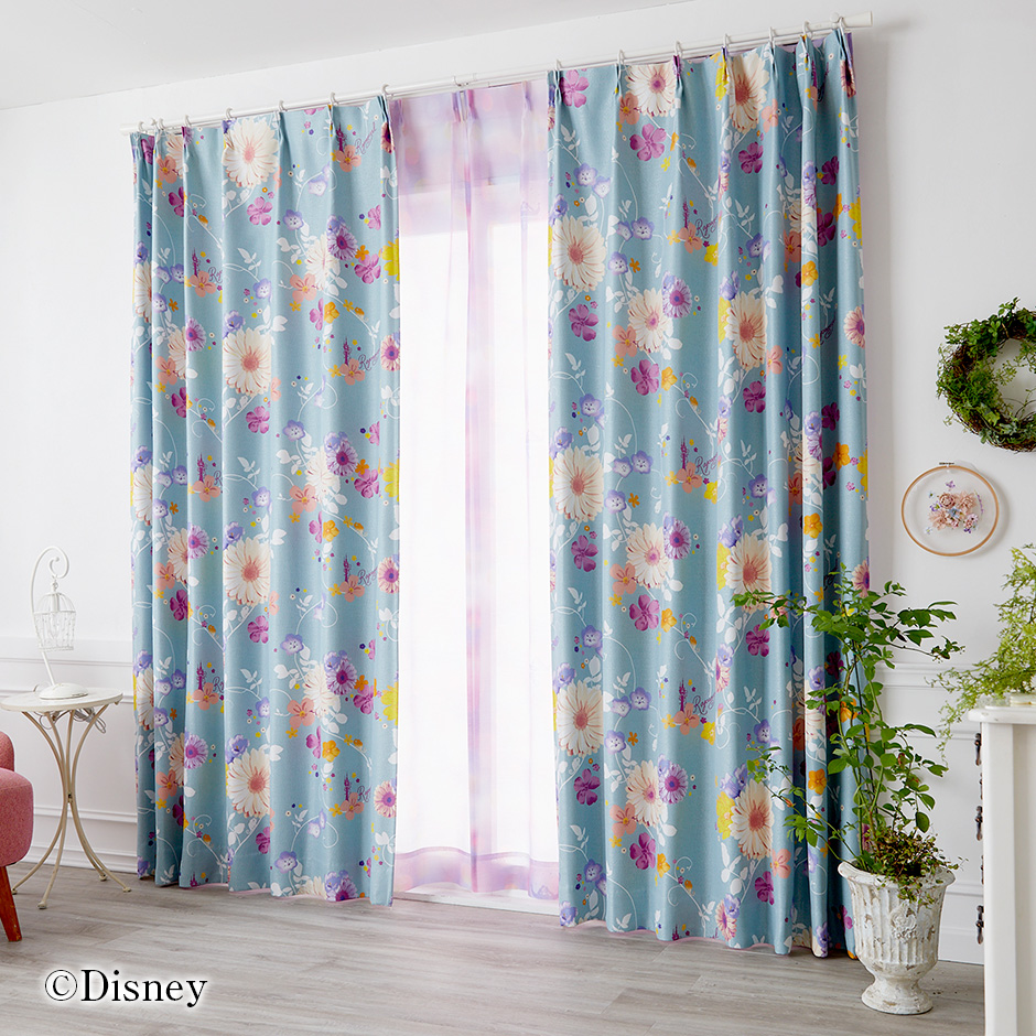 1級・2級遮光カーテン　ディズニー〔プリンセス〕・タングルド（D-1196)