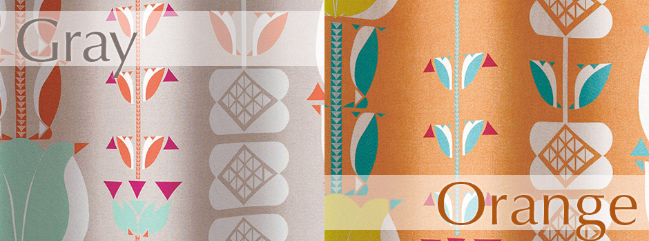 3級遮光カーテン　チューリッペン（D-1196）