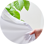 透けないレース